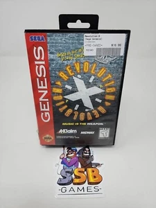RevolutionX Sega Genesis 1994 Game CIB w/Manual starring Aerosmith Fast Shipping - Picture 1 of 7