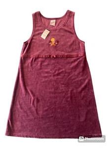 NWT VTG Warner Bros Studio Store Embroidered Tweetie Bird Dress Size Youth XL - Picture 1 of 7