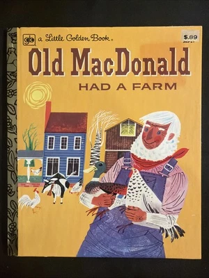 Vintage A Little Golden Book Old MacDonald Had A Farm 1981 .89 303-21 #5596 - Image 1 of 4