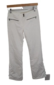 Erin Snow Pants Womens 4 White Ski Snowboard Winter Outdoor Insulated Zipper - Picture 1 of 7