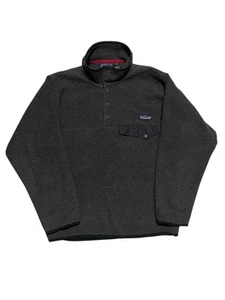 Vintage Patagonia Synchilla grau Snap-T Fleecepullover Herren Größe XS - Bild 1 von 5