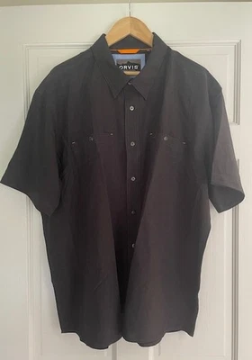 Orvis Men's UPF 40 Outdoor Performance Short Sleeve Shirt - Size XXL - Black - Image 1 of 4