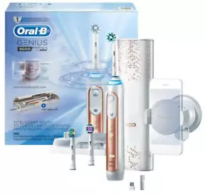 Cepillo de dientes eléctrico Oral-B Genius 9000 - oro rosa - Imagen 1 de 3