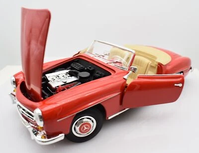 Modellino auto scala 1:18 MERCEDES BENZ 190 SL diecast modellismo da collezione - Immagine 1 di 4