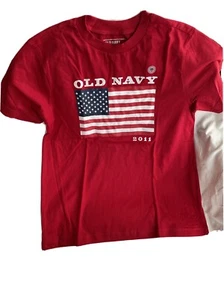 Never Used Child Old Navy US Flag T Shirt sz M (8) 2011 w/ Tag - Picture 1 of 10