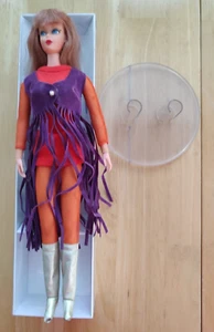 1970 Vtg Live Action Barbie #1155 With Outfit, Stand, Replacement Display Box - Picture 1 of 16