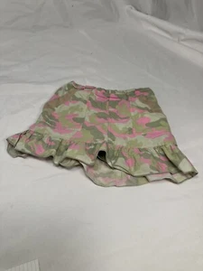 hello kitty girls green pink camo skort skirt size 5 - Picture 1 of 5