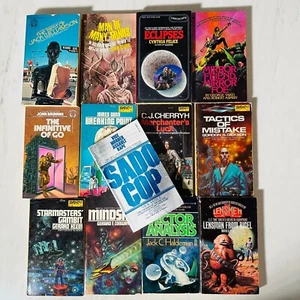 Lot of 13 Vintage Science Fiction Paperback Novels - Takei - Gunn - Haldeman - Picture 1 of 16