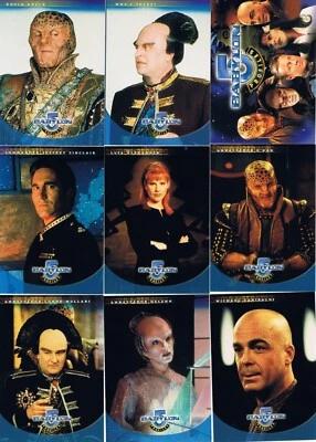 Tarjetas individuales Babylon 5 perfiles de Skybox en 1999 $1 cada una + descuentos Foto 1 de 3