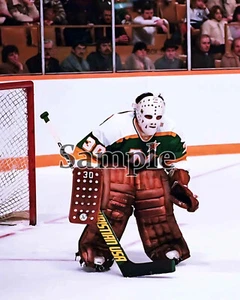 Minnesota North Stars Goalie Jim Craig Game Action Color 8 X 10 Photo Picture - Picture 1 of 1