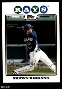 2008 Topps Update #9 Shawn Riggans Rays 8 - NM/MT - Picture 1 of 2