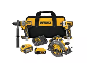 20V MAX Lithium-Ion Cordless 3-Tool Combo Kit with 5.0Ah Battery 1.7AH Battery - Picture 1 of 1