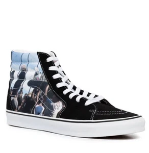 Vans x Moca Frances Stark Sk8-Hi schwarz Canvas Wildleder Schuhe Herren Größe 8,5 Damen 10 - Bild 1 von 15