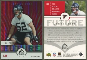 2005 Upper Deck Reflections #165 Jordan Beck (RC) Atlanta Falcons (321/899) - Picture 1 of 1