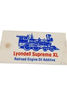 Vtg Lyondell Supreme XL Railcar Engine Oil Additive Keychain - Picture 1 of 4