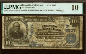 national bank note riverside CA California - Picture 1 of 2