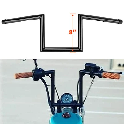 Manillar colgante 8" Rise 1" Z-Bar Ape para Yamaha Drag Star V Star 650 250 1100 Foto 1 de 4