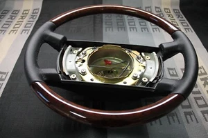 STEERING WHEEL ROOTWOOD MERCEDES BENZ R107 W107 1-SERIES W124 W129 W126 #1116 (S42) - Picture 1 of 13
