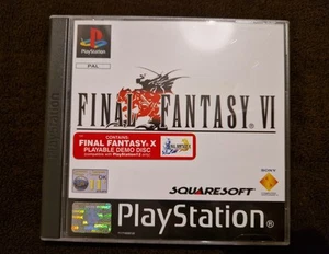 Final Fantasy VI PS1 PAL UK Version with FFX Demo Disc - Excellent Condition - Picture 1 of 6