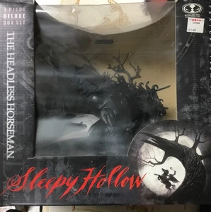 Mcfarlane toys SLEEPY HOLLOW~ THE HEADLESS HORSEMAN 3 piece deluxe box set 1999 - Picture 1 of 9