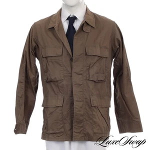 #1 MENSWEAR Engineered Garments Olive Army Green 4 Pocket Utility Field Coat M  - Picture 1 of 7