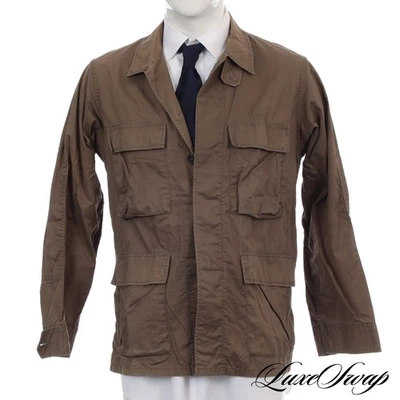 #1 MENSWEAR Engineered Garments Olive Army Green 4 Pocket Utility Field Coat M  - Image 1 of 4