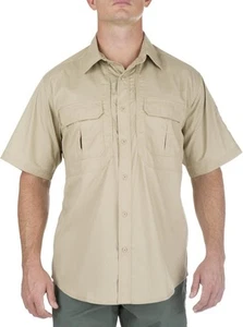 5.11 Tactical Mens Button Down Short Sleeve Shirt, Taclite Pro, Style 71175ABR - Picture 1 of 2