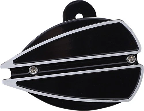 Bocina de aluminio Covingtons Billet - Desgarrador - Negra motocicleta bicicleta de calle C1841-B Foto 1 de 3