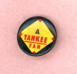 DE COLECCIÓN ~ UN FAN YANKEE ~ PINBACK - Imagen 1 de 2
