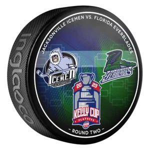2023 ECHL Kelly Cup Playoffs Disco Jacksonville Icemen Florida Everblades Ronda 2 - Imagen 1 de 2