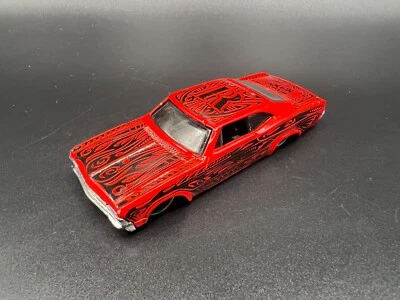 Hot Wheels 65 Chevy Impala Red 2016 HW Art Cars 1/10 #191 - Image 1 of 4