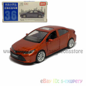 1:43 Toyota Corolla Hybrid Model Car Diecast Toy Vehicle Collection Kid Gift Red