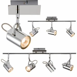 1 3 4 Wege multidirektional verstellbares Spotlicht GU10 LED Wanddecke montiert - Bild 1 von 7