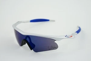 ¡Perfecto! Monturas Lance Armstrong Oakley M Pro FMJ plateadas 5,56/hielo iridio RARO - Imagen 1 de 7