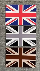 British Army Style Union Jack Flag Sticker Vehicle Self Adhesive Vinyl Gloss - Picture 1 of 7