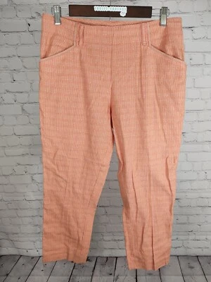 Cartonnier Charlie Trouser Anthropologie Mid Rise Orange And Yellow Size 8  - Image 1 of 4