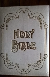 Bibel NAB Katholische Familienleben Ausgabe Religion Leder Hardcover Buch Vergoldet - Bild 1 von 5