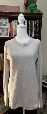 Suéter Lululemon Manga Larga Lana Tostado Talla 10 Abrazo Pulgar Foto 1 de 4