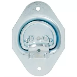 KEEPER 89523 Cinturino piastra ovale da incasso 3-1/2 pollici punto di ancoraggio - Foto 1 di 3
