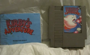 Kirby's Adventure-Nintendo NES~Game & Booklet Only~LBDEM - Picture 1 of 6