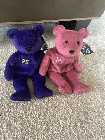 Mark McGwire Plush Bear Chipper Jones Bamm Beanos Vintage 2 Pack Cover