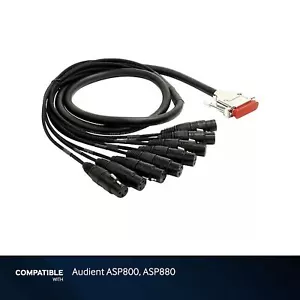 Mogami 10-foot DB-25 to XLRF Snake for Audient ASP800, ASP880 - Picture 1 of 2