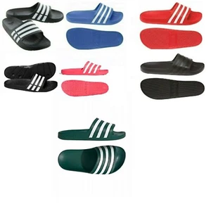 adidas Adilette Duramo Slide oder Aqua, Badeschuh, Duschschuh, Größe 37-54 !! - Picture 1 of 8