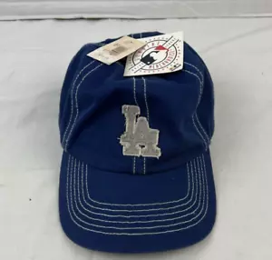 Los Angeles Dodgers Hat Cap Strap Back Blue White MLB Baseball Mens - Picture 1 of 15