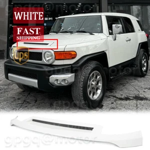 Cubierta de moldura de cuchara abultada blanca para capó superior para Toyota FJ Cruiser 2007-2014 - Imagen 1 de 9