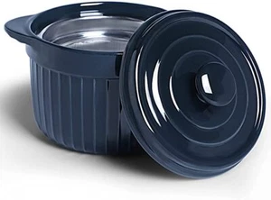 Ceramic Bacon Grease Container Keeper Gift Strainer Frying Oil Storage Can - Picture 1 of 8