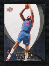 2007-08 Upper Deck Exquisite Collection Black 1/1 Rasheed Wallace #59
