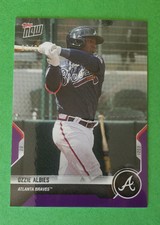 Ozzie Albies PURPLE 7/25 2021 Topps Now Road to Opening Day RTOD Braves OD-227