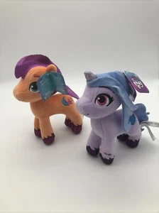 My Little Pony Plush Set Of 2 Izzy Moonbow, Sunny Starscout,  New With Tags - Picture 1 of 6
