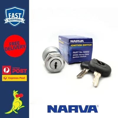Narva Ignition Switch 2 Position Off/On Heavy-Duty Ignition Switch — 第 1/4 张图片
